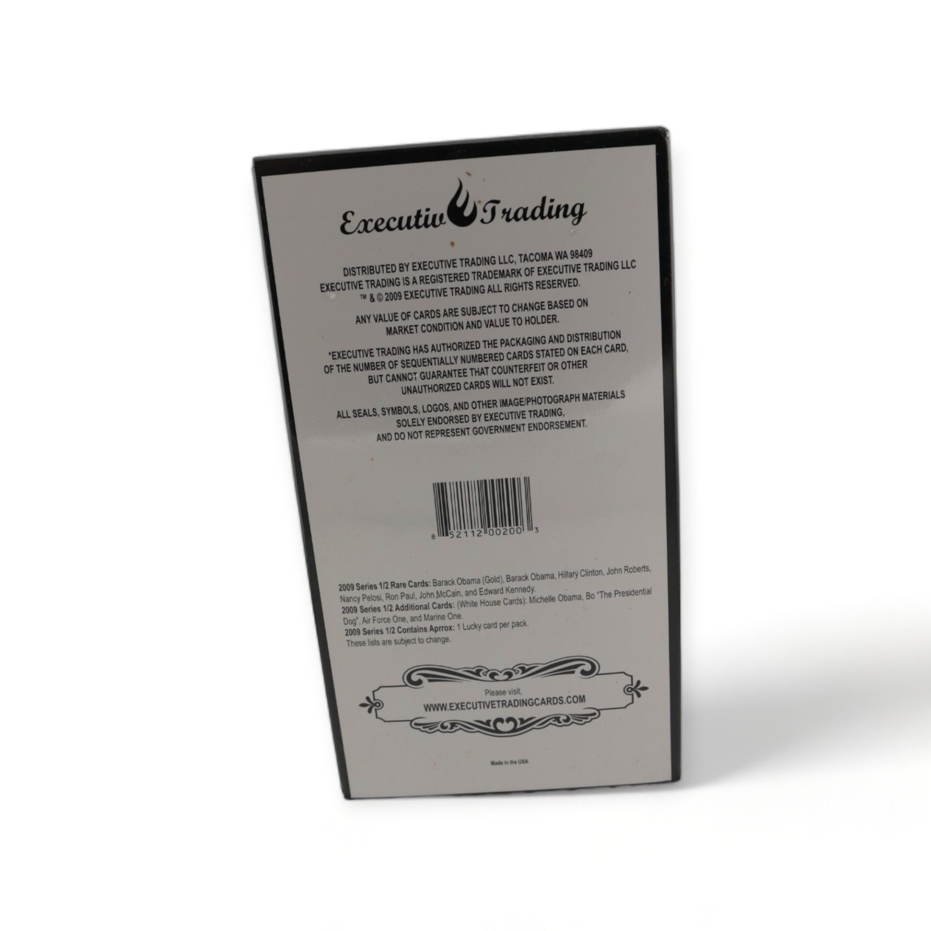 2009 Politicians Cards Political Wax Sealed Box EXECUTIVE TRADING - Image 6