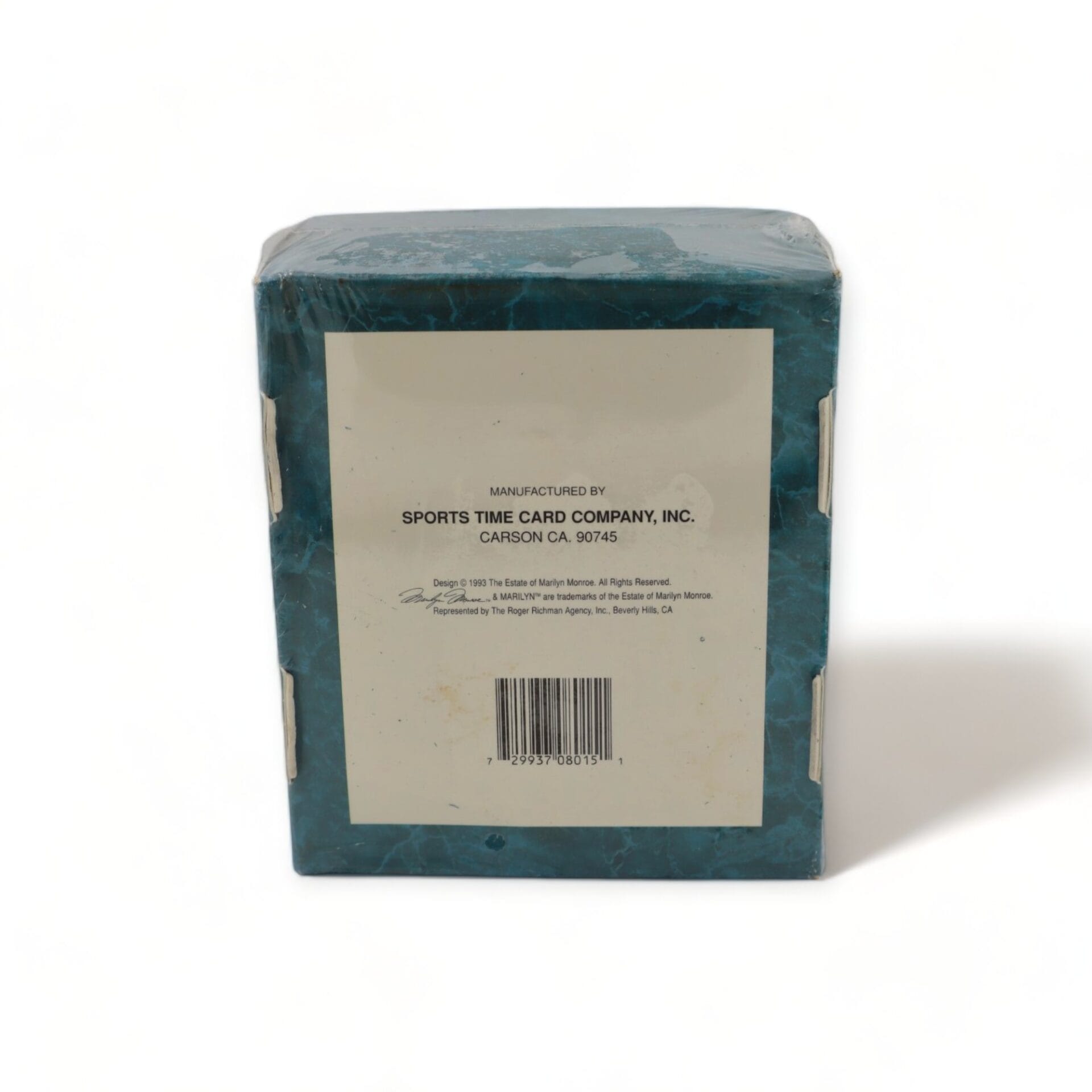 1993 Marilyn Monroe Factory Wax Sealed Box SPORTS TIME - Image 2