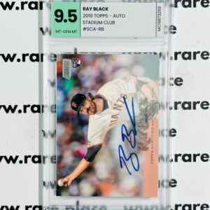 2019 Topps - Auto Ray Black Stadium Club #SCA-RB MT-GEM MT 9.5