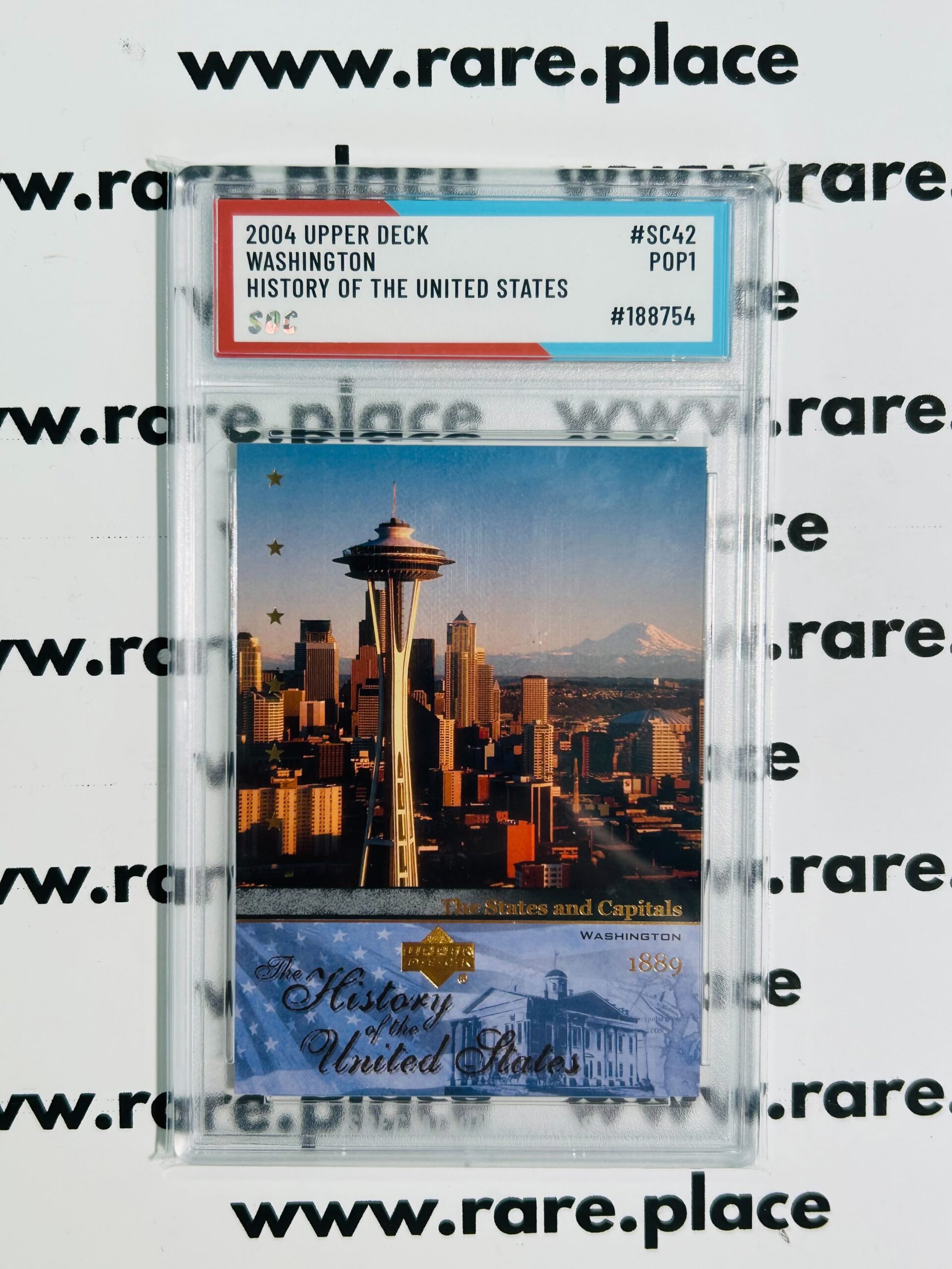 2004 Upper Deck Washington History Of The United States #SC42 SOC POP1