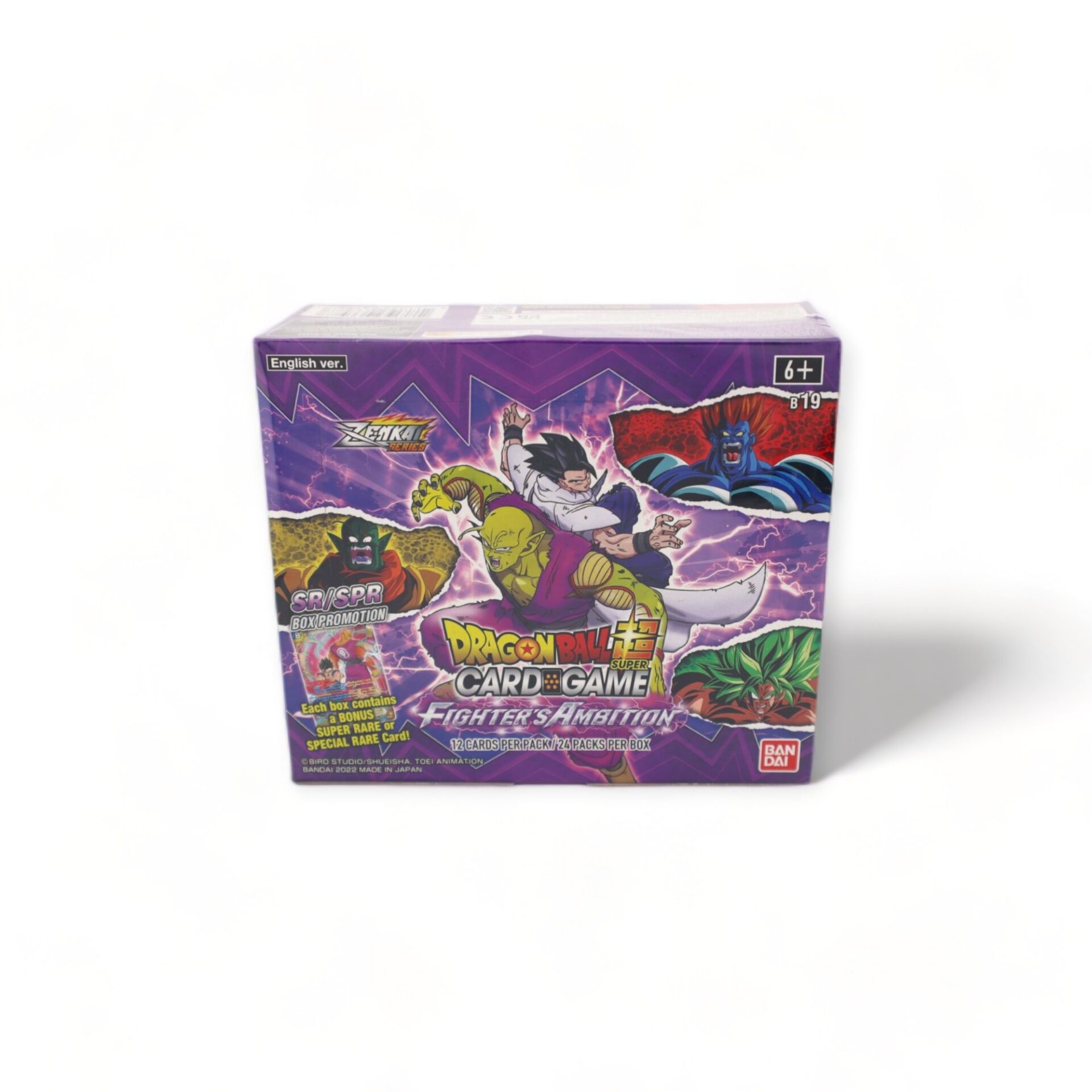 2022 Dragon Ball Super Card Game BT19 Fighter'S Ambition Wax Sealed Box BANDAI