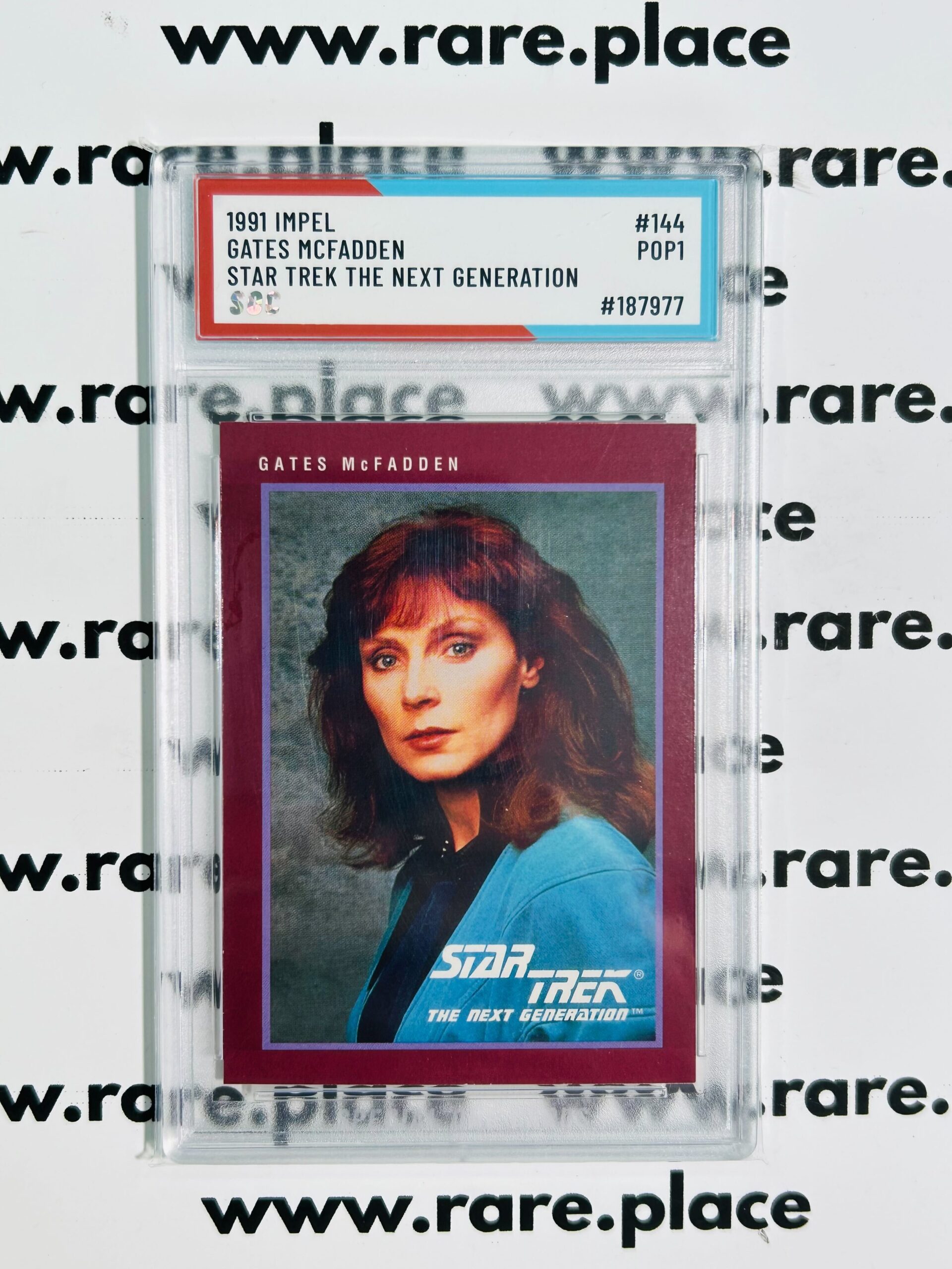 1991 Impel Gates McFadden Star Trek The Next Generation #144 SOC POP1