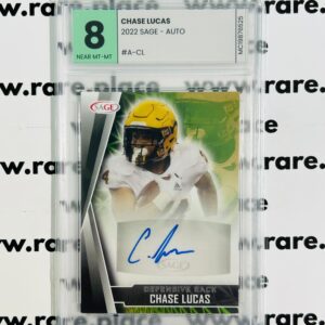 2022 Sage - Auto Chase Lucas #A-CL NEAR MT-MT 8
