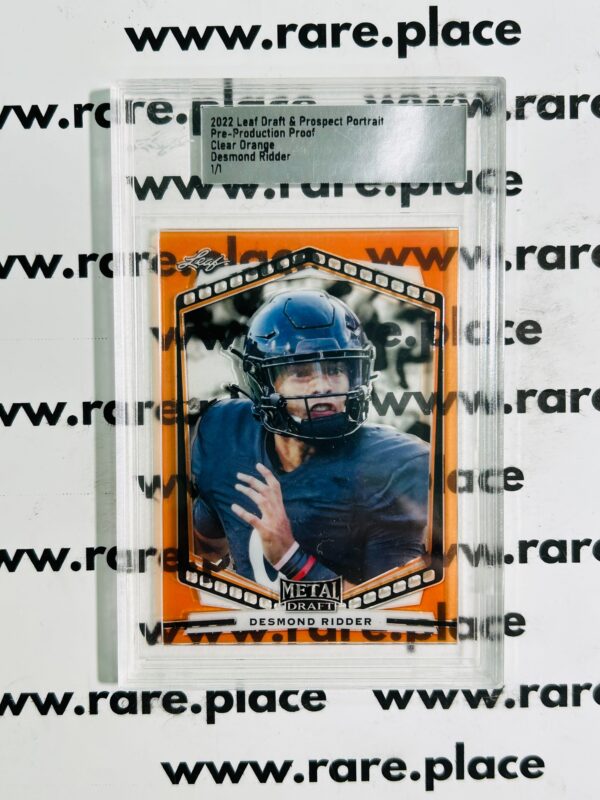 2022 Leaf Draft Desmond Ridder 1/1 Pre-Production Proof