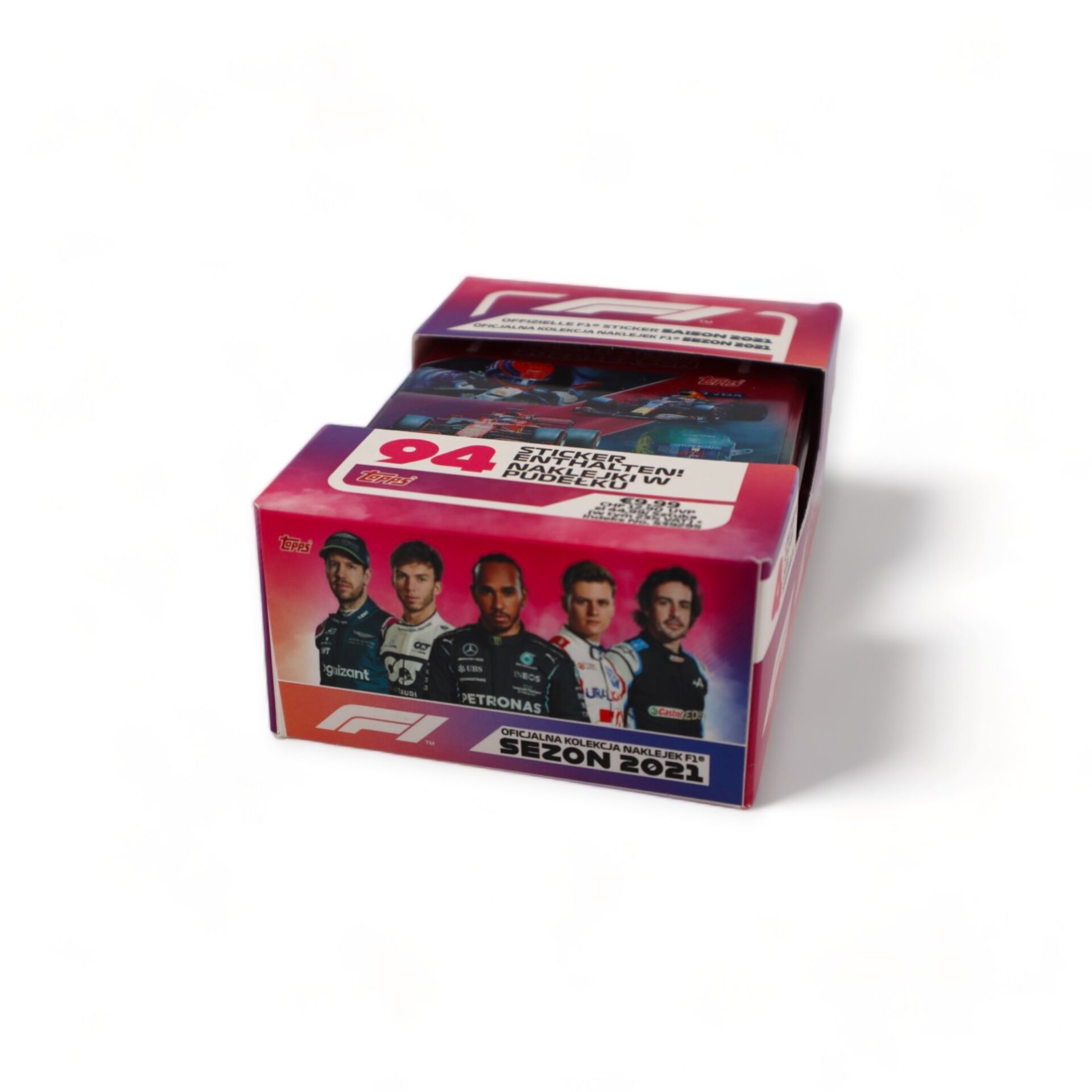 2021 Formula 1 Season 50 Packs Wax Sealed Box TOPPS - Image 3