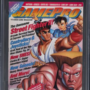 March 1992 - GamePro #32 - Street Fighter II Cover, Reader Survey, Subscription, Order Form Inserts - CGC 6.0