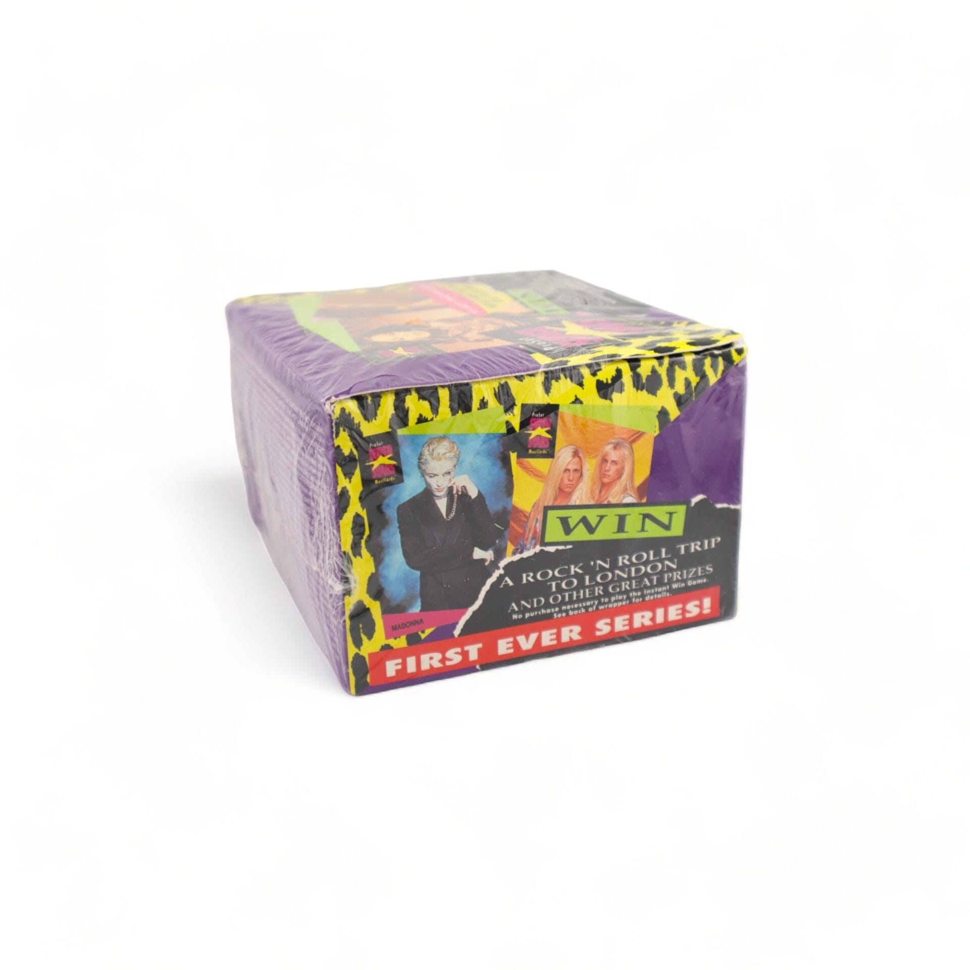 1991 PRO SET Super Stars Musicards Trading Cards Factory Sealed Wax Box - Image 2