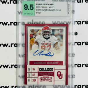 2017 Panini - Auto Charles Walker Contenders Draft Picks #207 MT-GEM MT 9.5