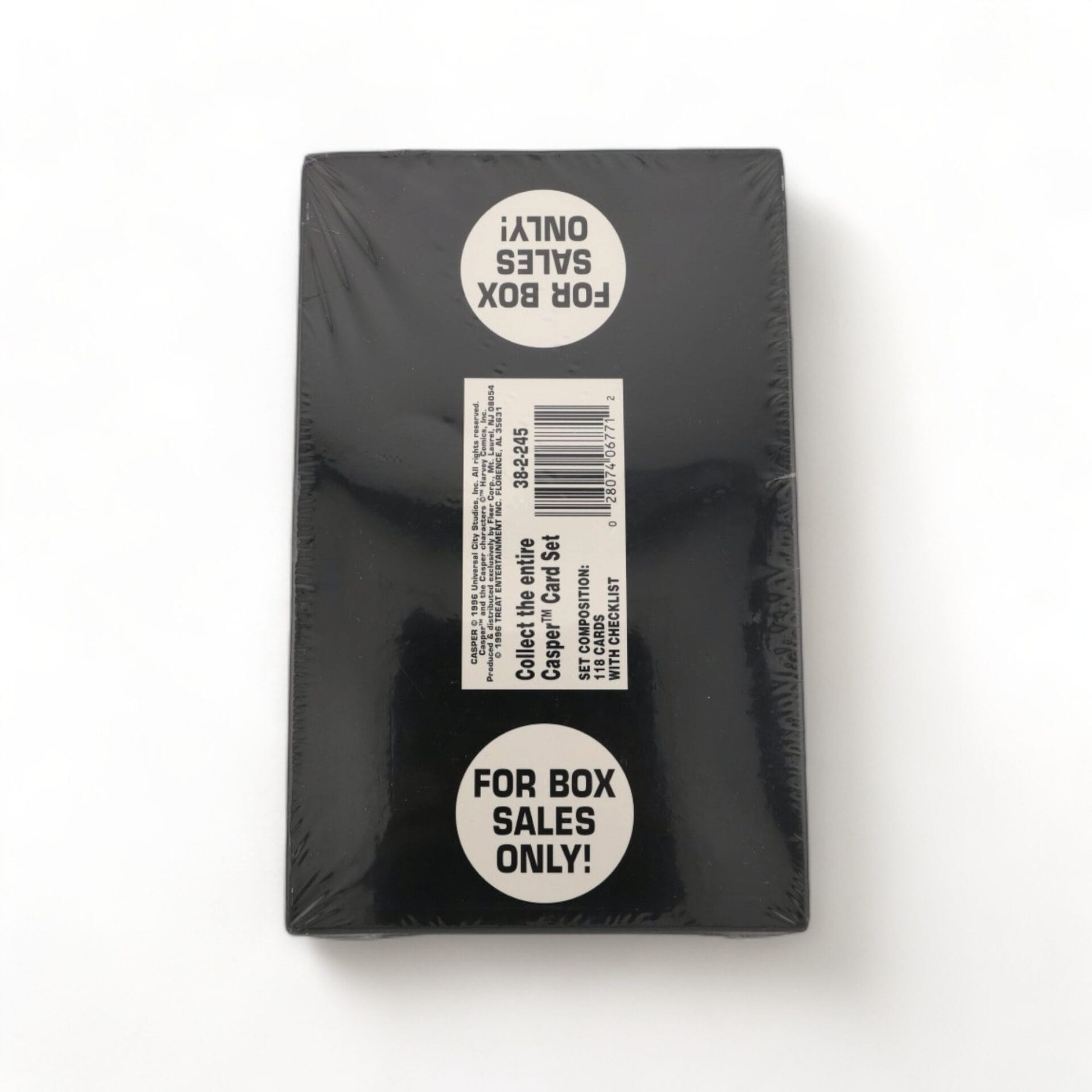 1996 Casper Cards 18 Packs - Wax Sealed Box FLEER - Image 2