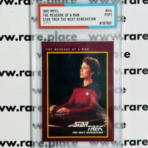 1991 Impel The Measure Of A Man Star Trek The Next Generation #44 SOC POP1