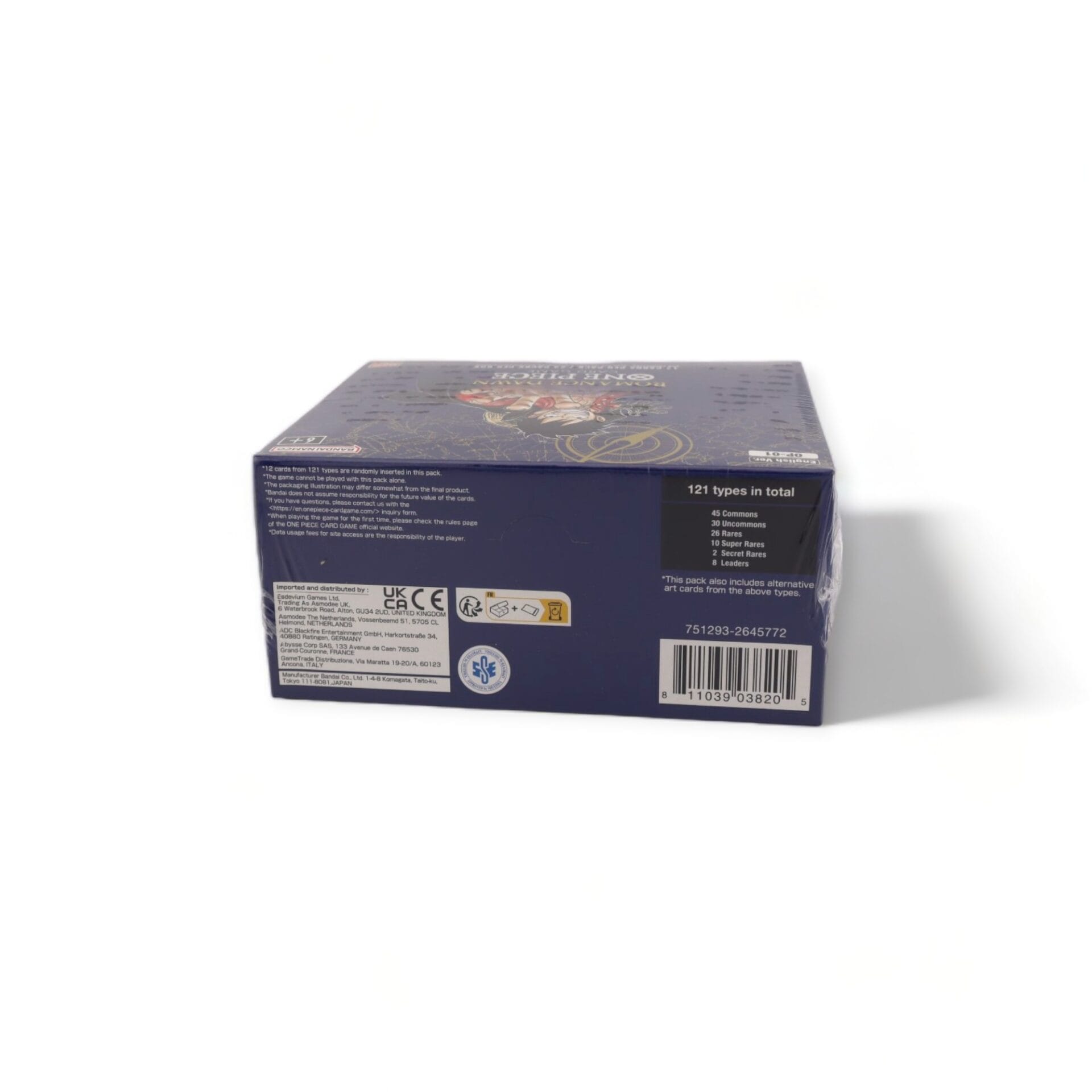 One Piece OP-01 Romance Dawn - BANDAI - Wax Sealed Box - Image 2