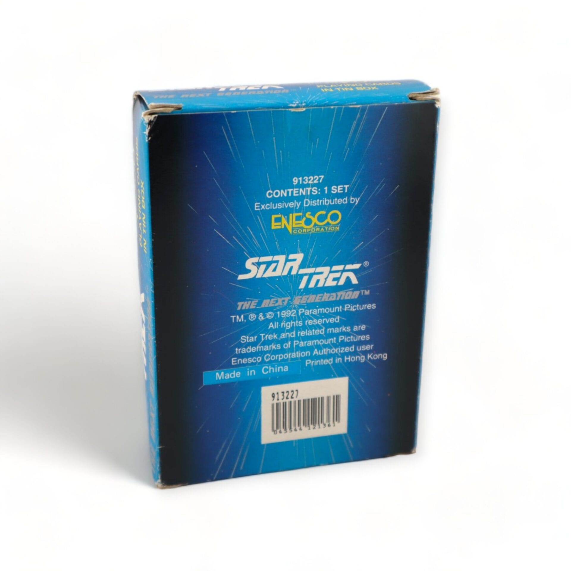 1992 Star Trek: The Next Generation - Playing Cards in Tin Box (by Enesco) Wax Sealed Box - Image 3