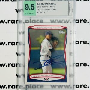 2010 Topps - Auto Daniel Camarena 18U National Team #USA-2 MT-GEM MT 9.5