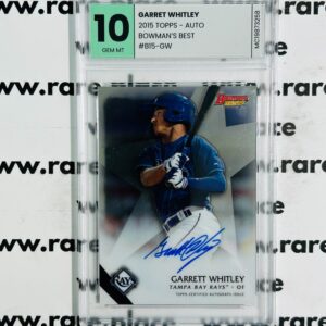 Topps - Auto Garret Whitley Bowman's Best #B15-GW GEM MT 10