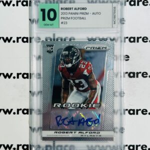 2013 Panini Prizm - Auto Robert Alford Prizm Football #23 GEM MINT 10