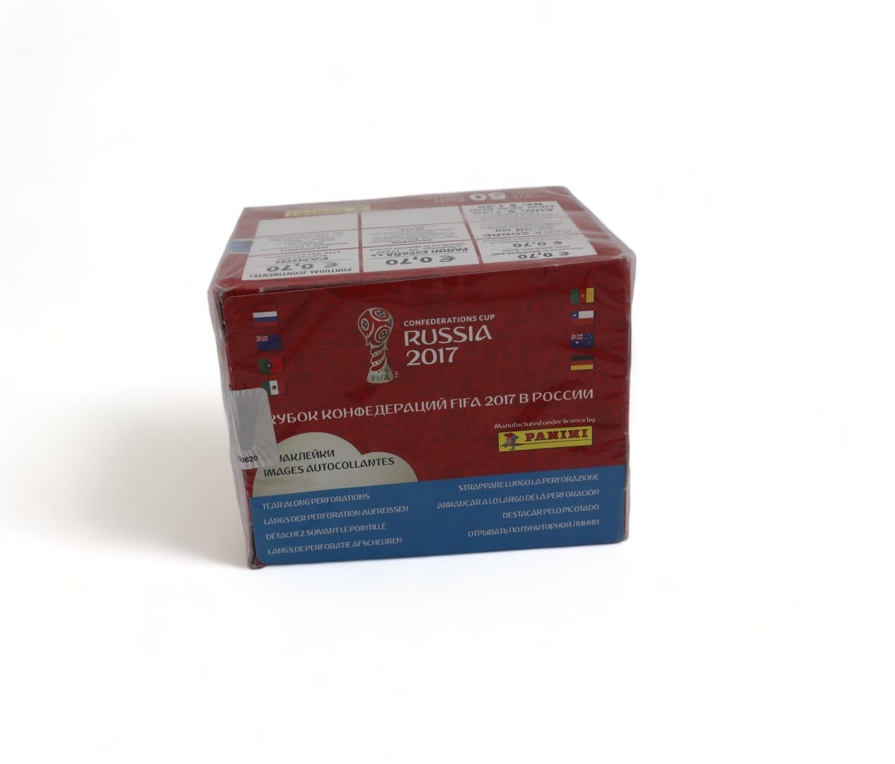 2017 Confederations Cup Russia Album Stickers Wax Sealed Box - PANINI - Image 5