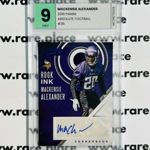 2016 Panini Mackensie Alexander Absolute Football #36 MINT 9