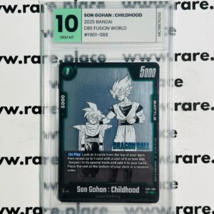 2025 Bandai Son Gohan: Childhood DBS Fusion World #FB01-088 GEM MINT 10