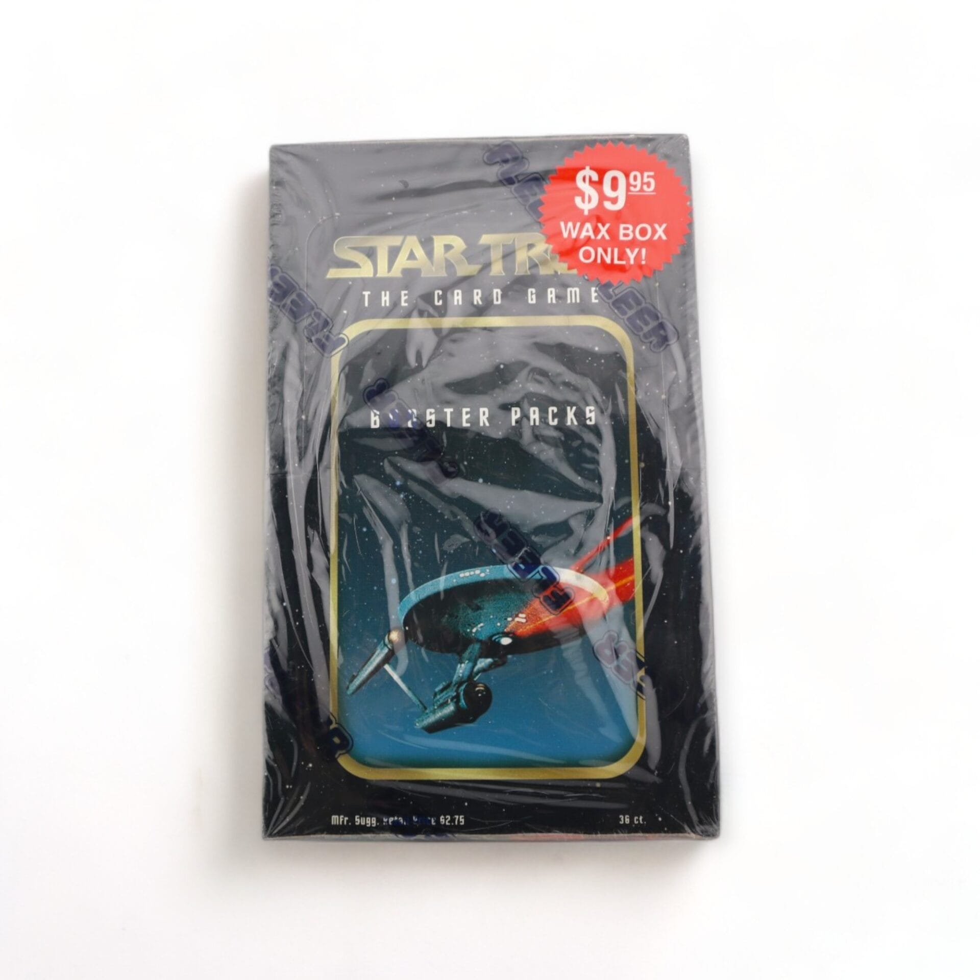 1996 Star Trek Booster Wax Sealed Box The Card Game - 36 Packs FLEER