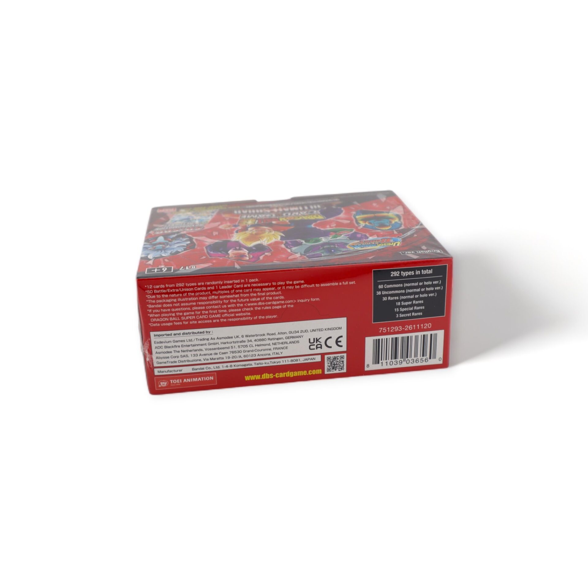 2022 Dragon Ball Super Card Game BT17 Ultimate Squad Wax Sealed Box BANDAI - Image 3