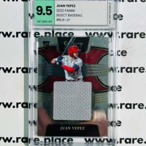 2022 Panini Juan Yepez Select Baseball #RJS-JY MT-GEM MT 9.5