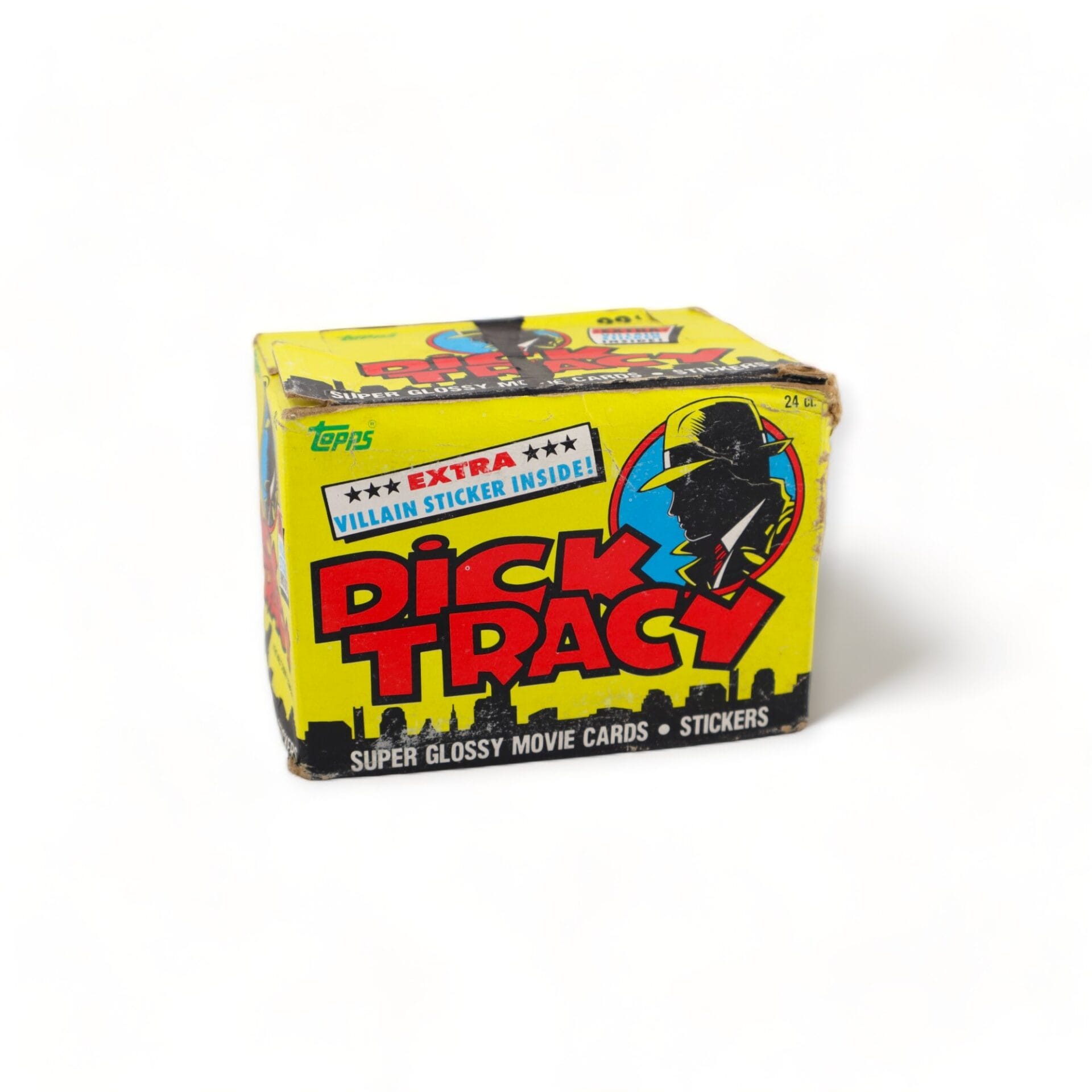 1990 Dick Tracy Super Glossy Movie Card Box (24 Packs) Wax Sealed Box TOPPS