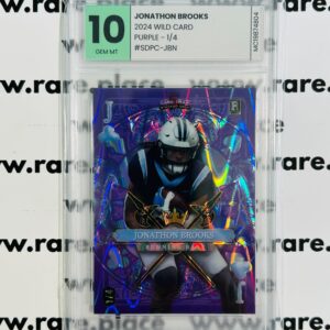 2024 Wild Card Jonathon Brooks #SDPD-JBN GEM MT 10