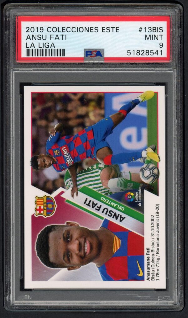 2019 COLECCIONES ESTE ANSU FATI #13BIS PSA 9 LA LIGA