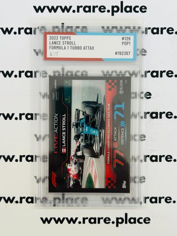 2023 Topps Lace Stroll Formula 1 Turbo Attax #126 SOC POP1