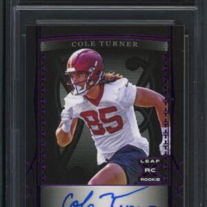 2022 LEAF TRINITY #BA-CT1 COLE TURNER  SOC POP1