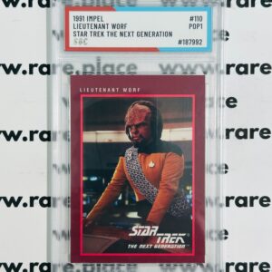 1991 Impel Lieutenant Worf Star Trek The Next Generation #110 SOC POP1
