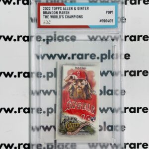 2022 Topps Allen & Ginter Brandon Marsh The World's Champions SOC POP1