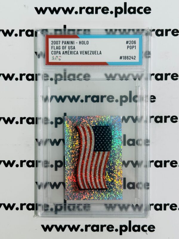 2007 Panini - Holo Flag Of USA Copa America Venezuela #206 SOC POP1
