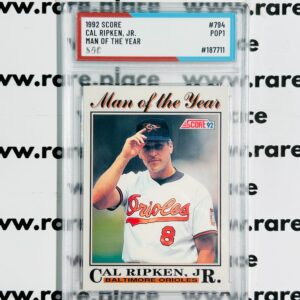 1992 Score Cal Ripken, Jr. Man Of The Year #794 SOC POP1