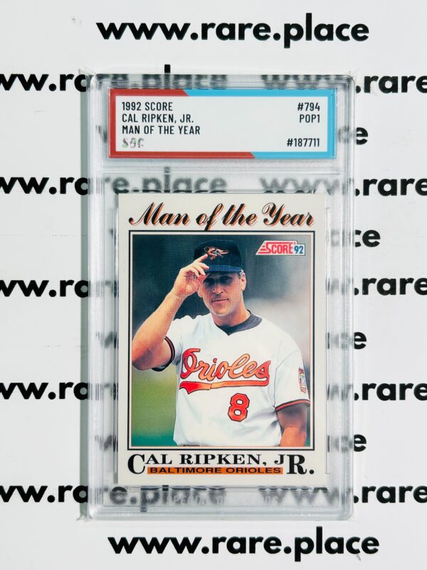 1992 Score Cal Ripken, Jr. Man Of The Year #794 SOC POP1