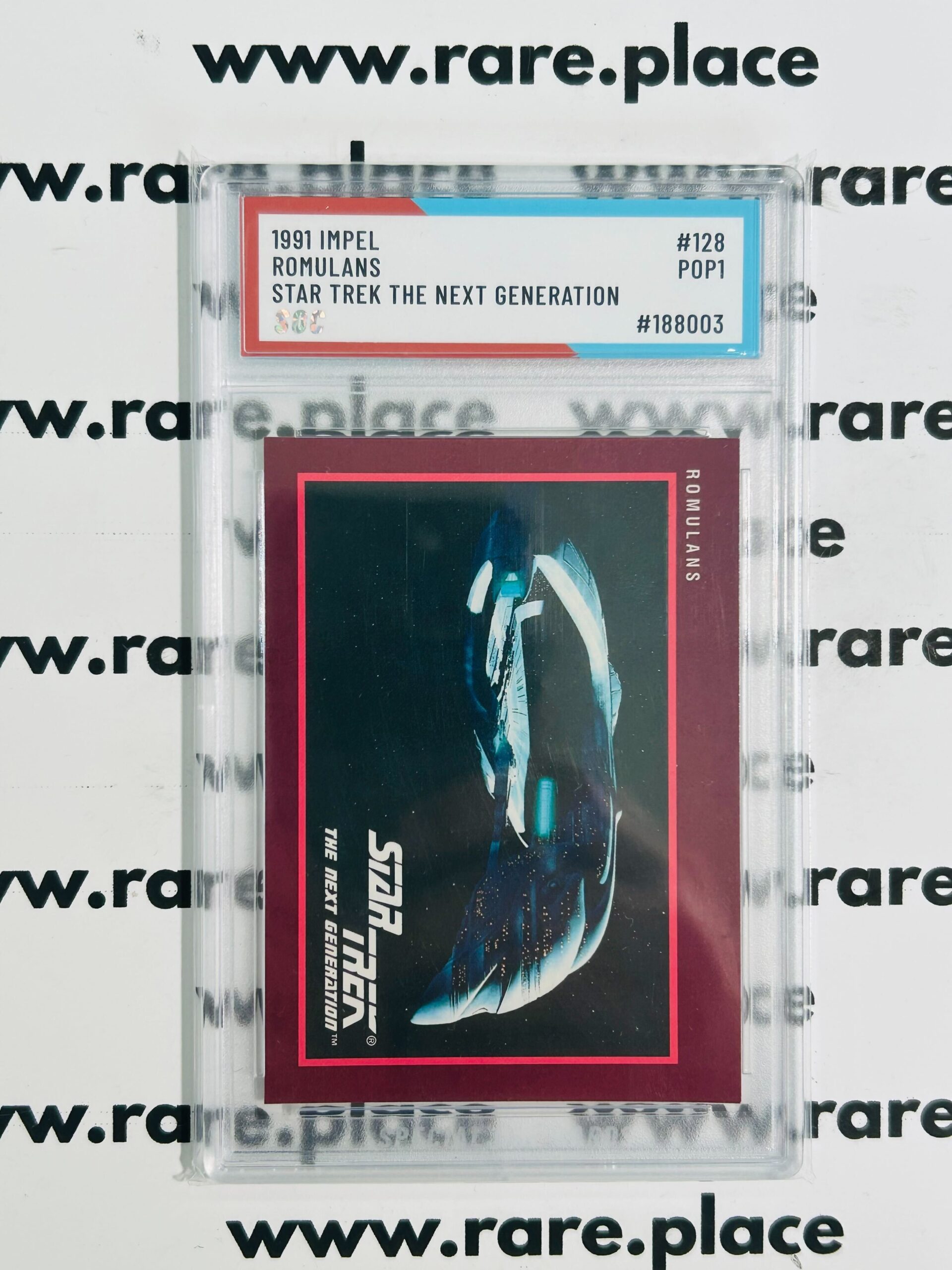 1991 Impel Romulans Star Trek The Next Generation #128 SOC POP1