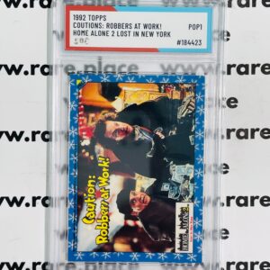 1992 Topps Coutions: Robbers At Work! Home Alone Lost In New York SOC POP1