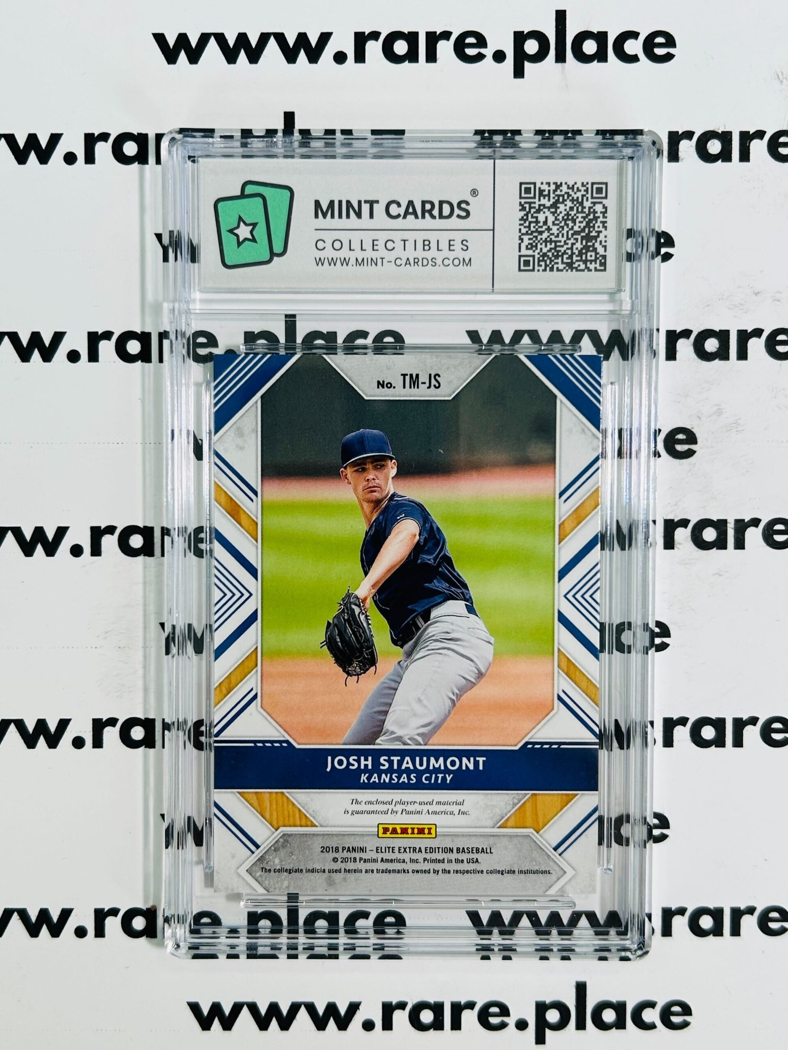 2018 Panini Josh Staumont Elite Extra Edition #TM-JS MINT 9 - Image 2