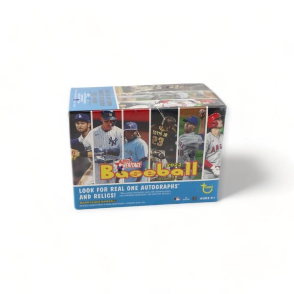 2022 TOPPS Heritage Baseball Hobby Box - Wax Sealed Box