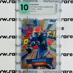 2021 Wild Card Alumination Kyle Pitts Comix #AC-12 GEM MT 10