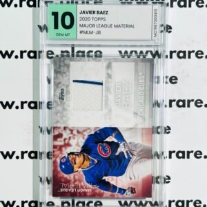 2020 Topps Javier Baez Major League Material #MLM-JB GEM MINT 10