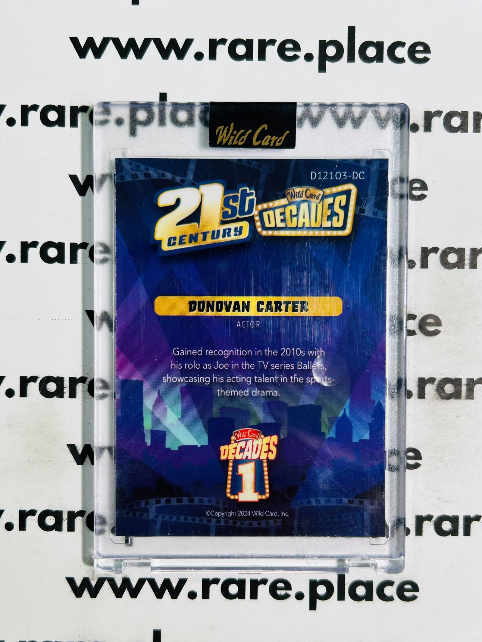2024 Wild Card Decades Donovan Carter 21st Century #D12103-DC 1/1 - Image 2