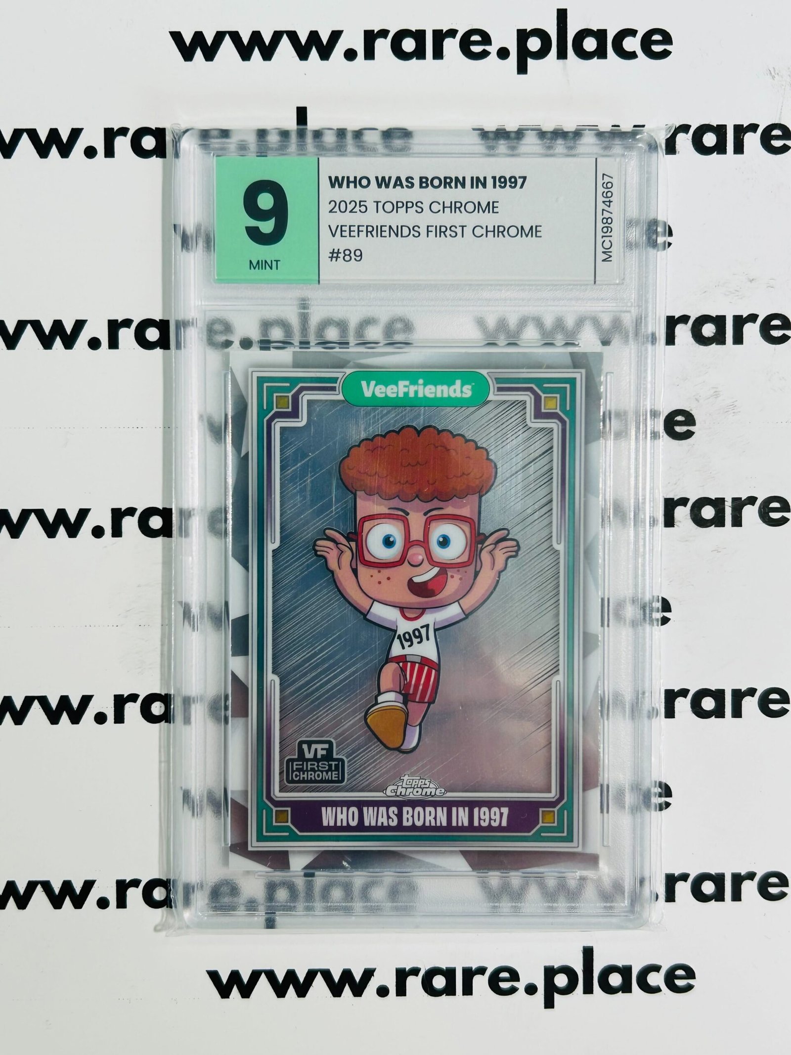 2025 Topps Chrome Who Was Born In 1997 Veefriends First Chrome #89 MINT 9