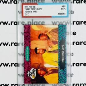 1991 Pro Set Three Times Dope Yo! MTV Raps #80 SOC POP1
