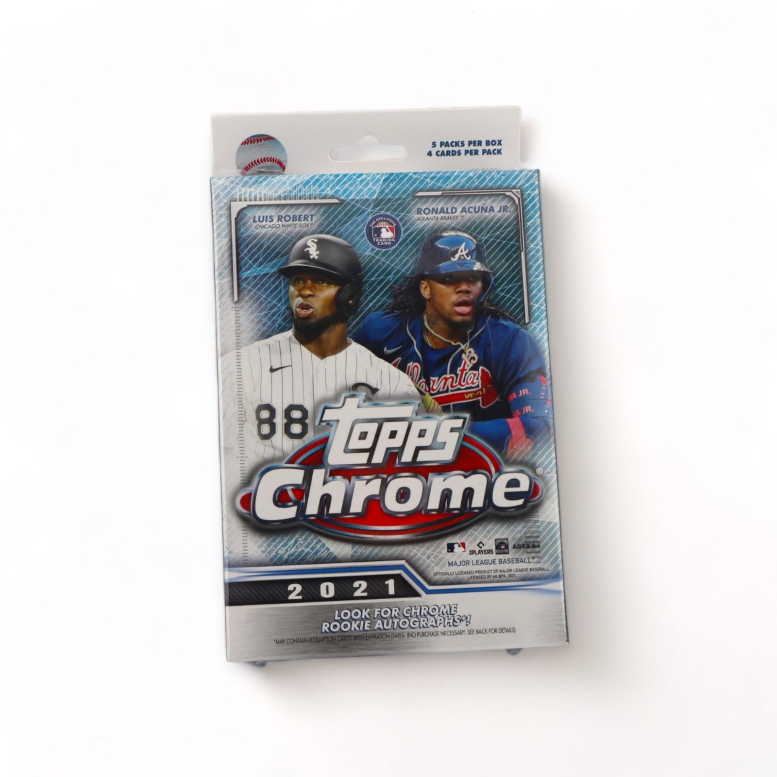 2021 TOPPS Chrome Baseball Hanger Box - Wax Sealed Box