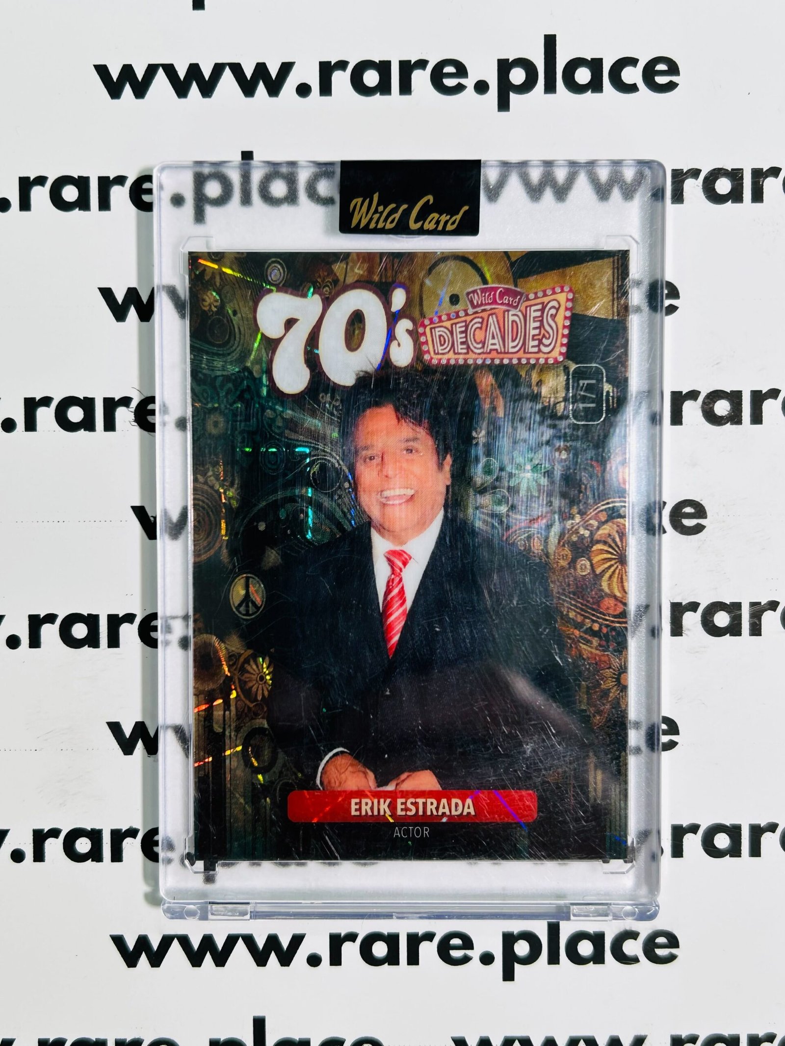 2024 Wild Card Decades Erik Estrada 70's #D170B7-EE 1/1