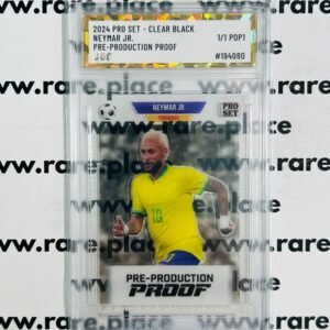 2024 Pro Set – Clear Black Neymar Jr. Pre-Production Proof 1/1 SOC POP1