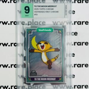 2025 Topps Chrome To The Moon Meerkat Veefriends First Chrome #51 MINT 9