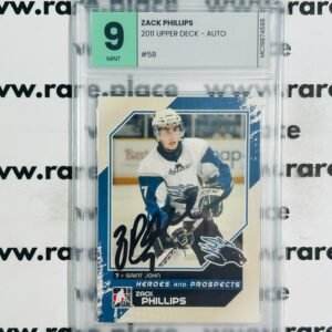 2011 Upper Deck - Auto Zack Phillips #58 MINT 9