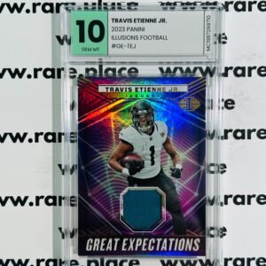 2023 Panini Travis Etienne Jr. Illusions Football #GE-TEJ GEM MINT 10